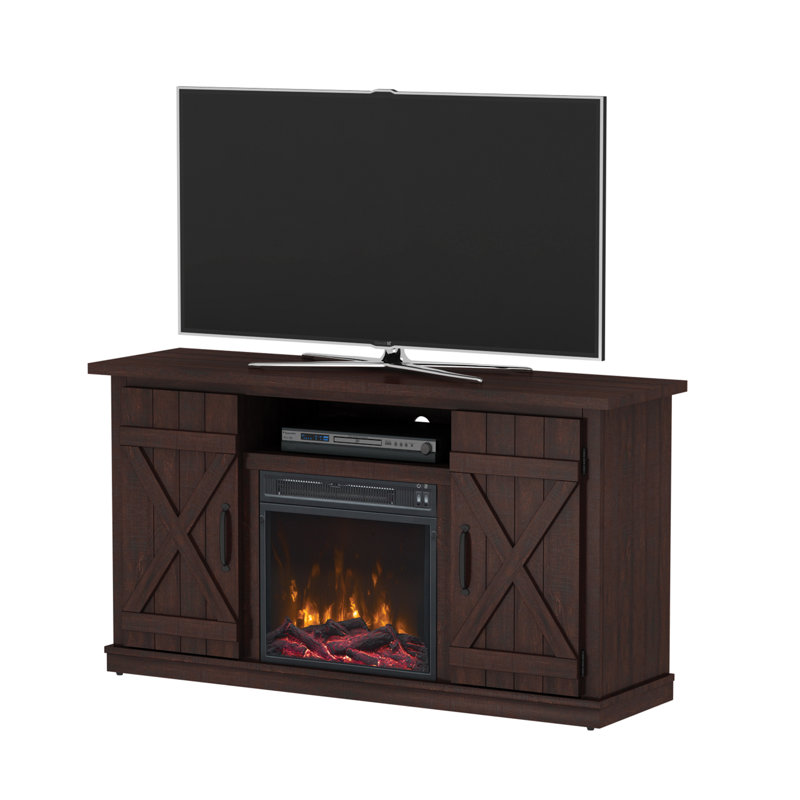 Laurel Foundry Modern Farmhouse Serein 48" TV Stand with Fireplace
